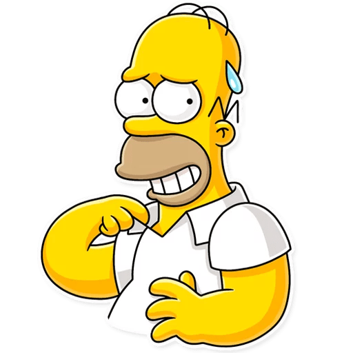 Стикеры телеграмм гомер симпсон