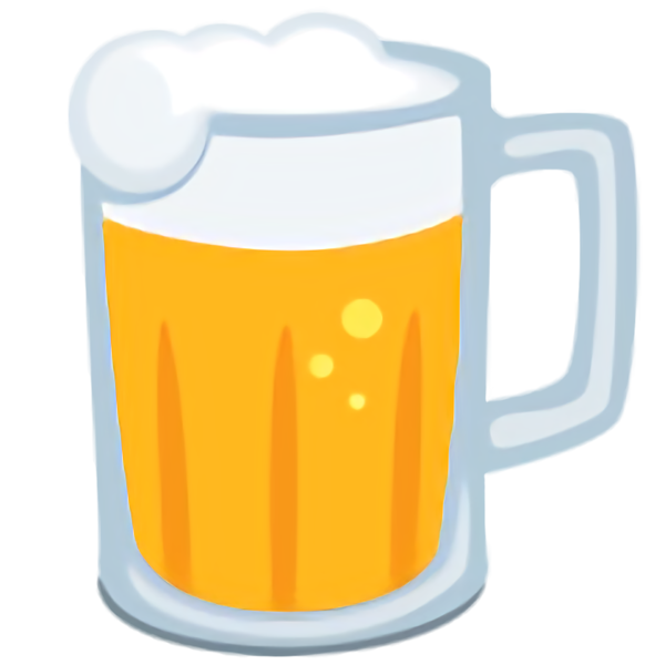 Кружка пива ЭМОДЖИ