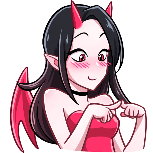 Стикеры телеграмм дьяволица