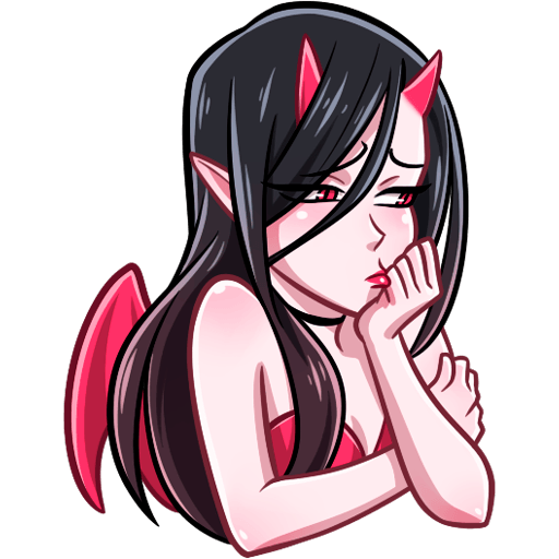 Стикеры телеграмм дьяволица