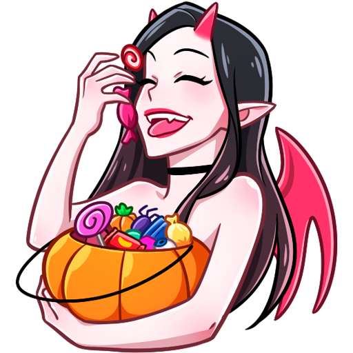 Стикер пак дьяволица