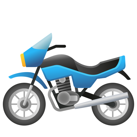 Смайлик мотоциклист