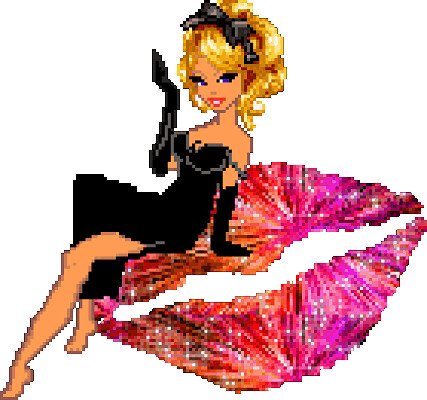 Кокетка гиф