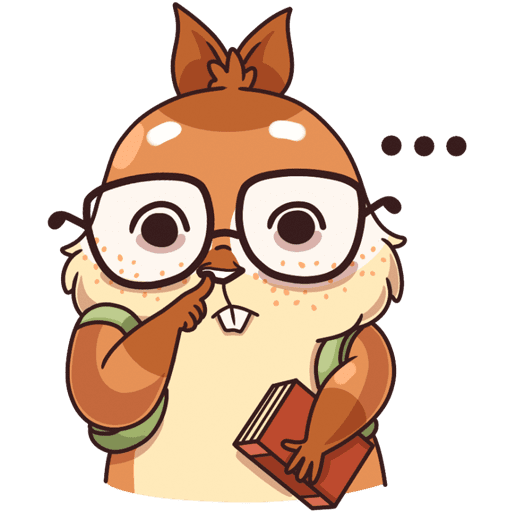 Бурундук Стикеры