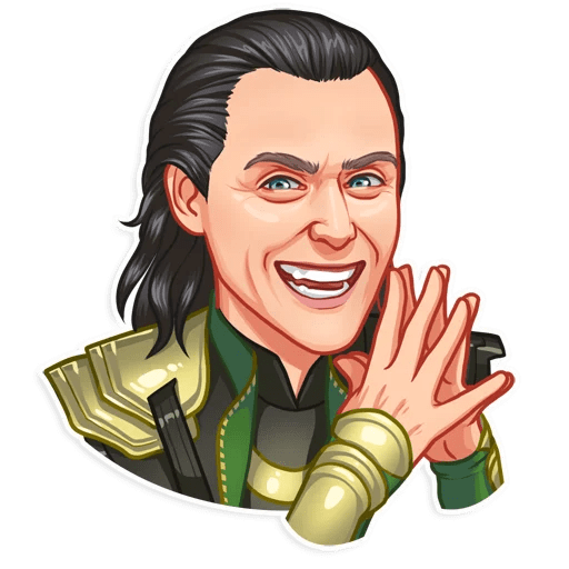 Смайл с сердечками в глазах