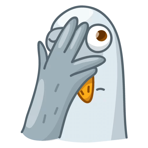 Голубь стикер