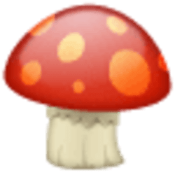 Смайлик гриб эмодзи