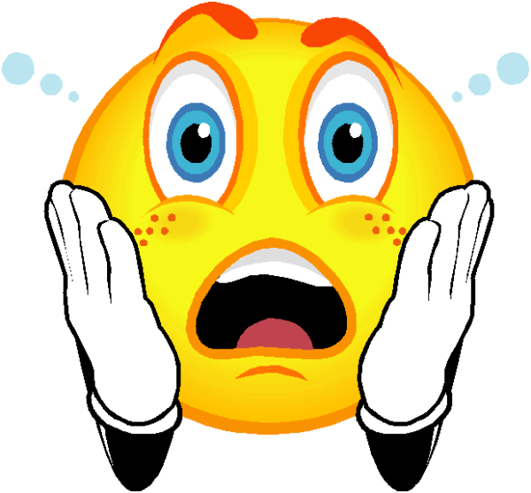 Удивленный смайлик