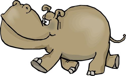 Бегемотик маска для детей