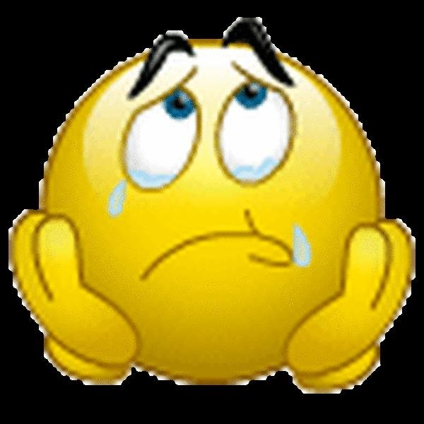 Задумчивый смайлик гиф