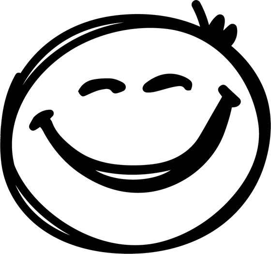 Довольный смайлик