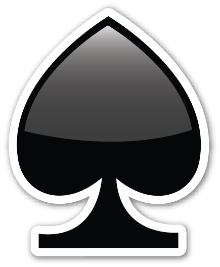 Смайлик пики масть