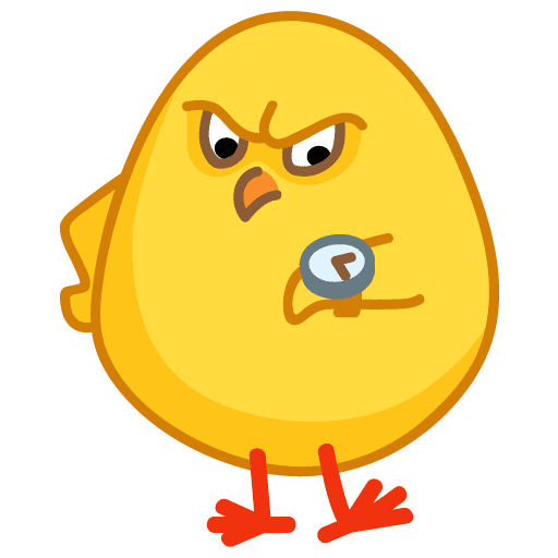 Цыпленок стикер