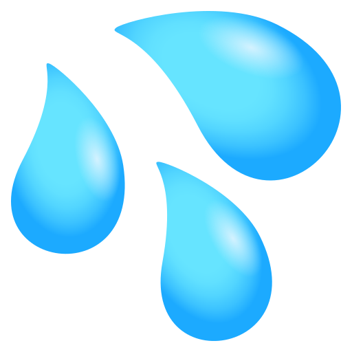 Эмодзи капли воды