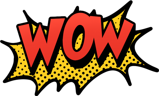 Wow надпись