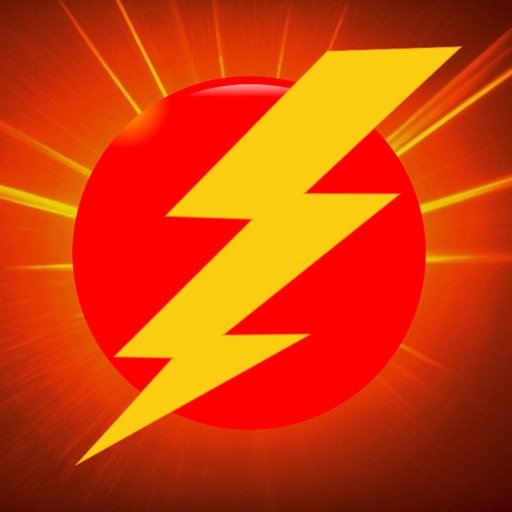 Стикер молния айфон