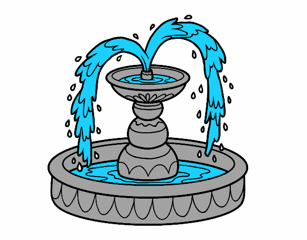 Фонтан вектор