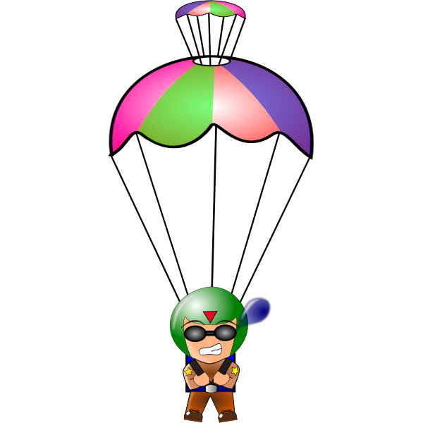 Парашют мультяшный