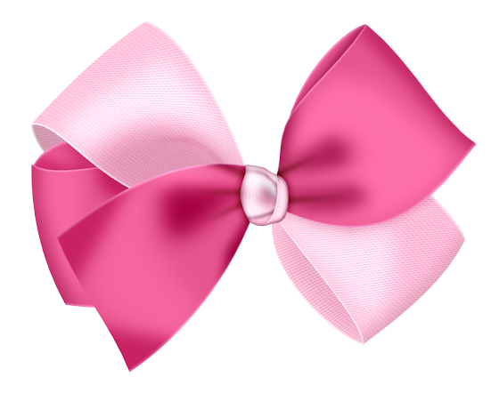 Розовый бант