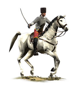 Гусарский конь без всадника