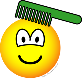 Смайлик с прической