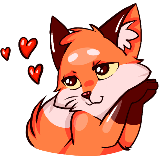 Стикеры Лисенок Паппи