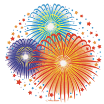 Смайлик салют фейерверк