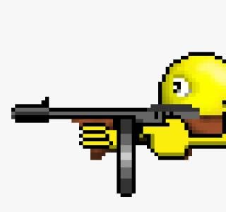 Смайлик с автоматом