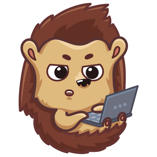 Стикеры ВК Ежик Шуня