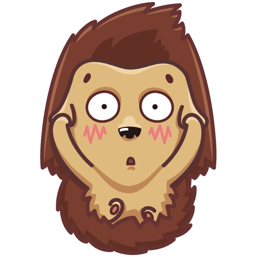 Ежик эмодзи