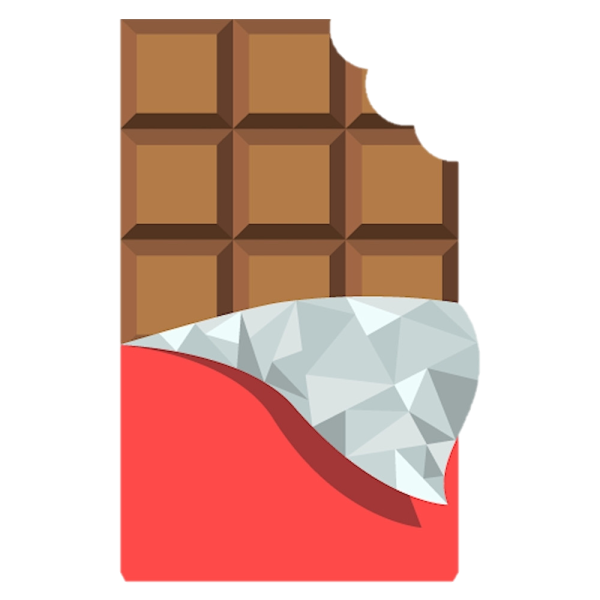 Смайлик шоколадка