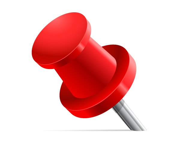 Кнопка канцелярская для презентации