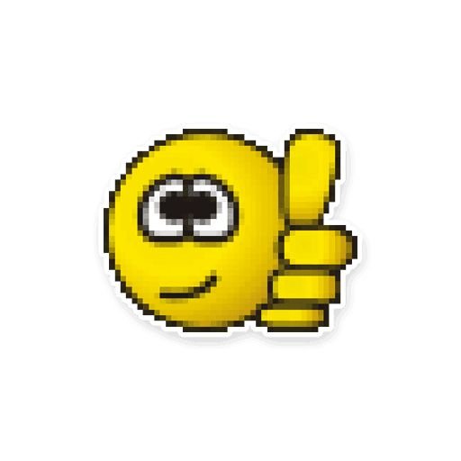 Смайлики колобки из аськи