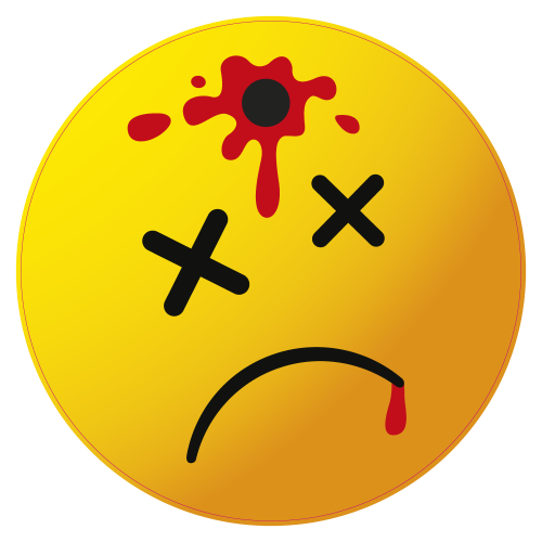 Убитый смайлик