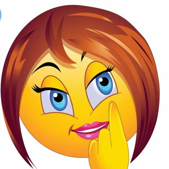 Весёлый Смайл с причёской