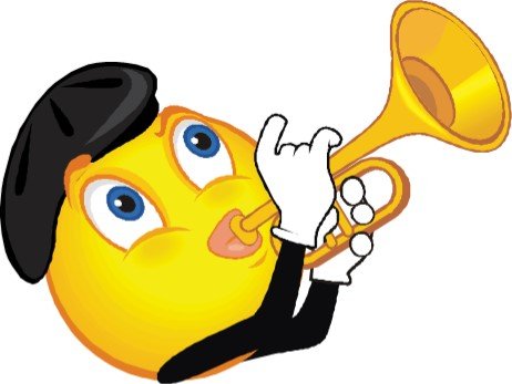 Смайлик трубит