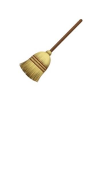 Смайлик с метлой