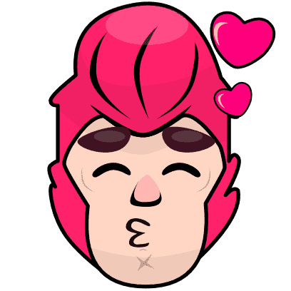 Леон Стикеры из БРАВЛ старс