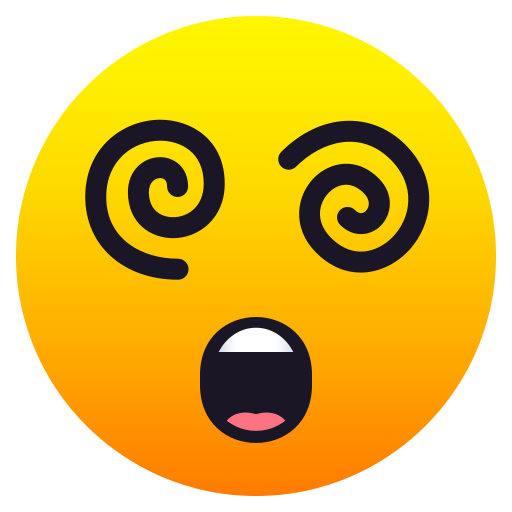Смайлик головокружение