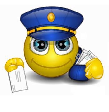 Смайлик курьер