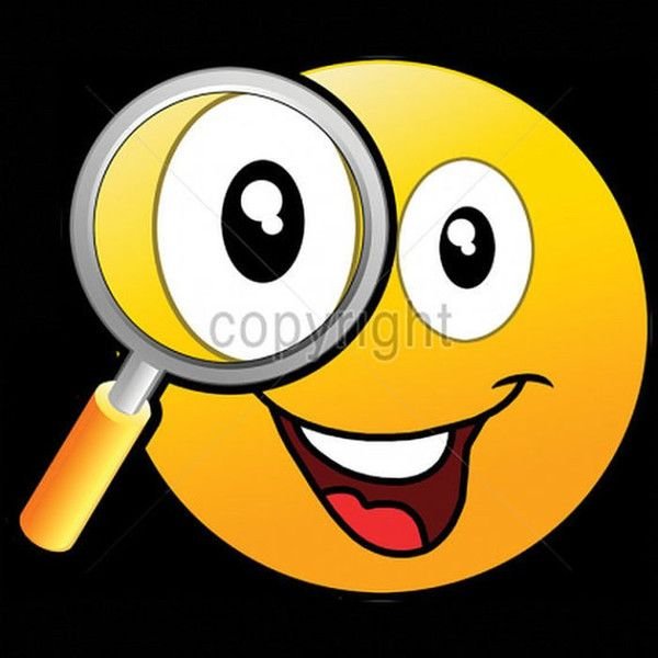 Смайлик подсматривает