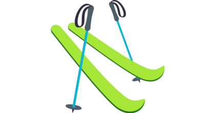 Человечек на лыжах