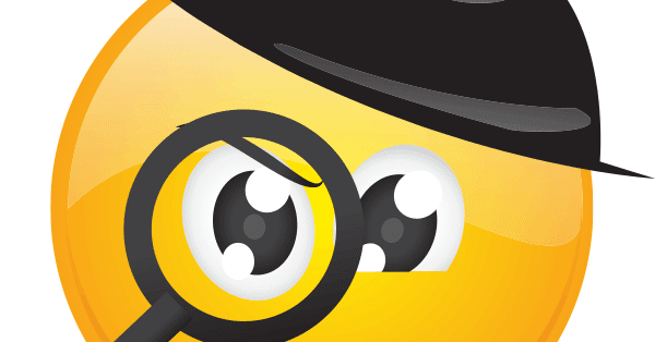 Смайлик с лупой