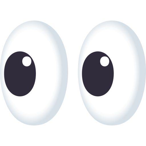 Смайлик глаза эмодзи