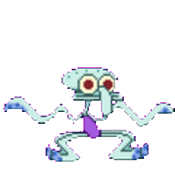 Танец Сквидварда гифка