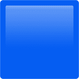 Эмодзи синий квадрат