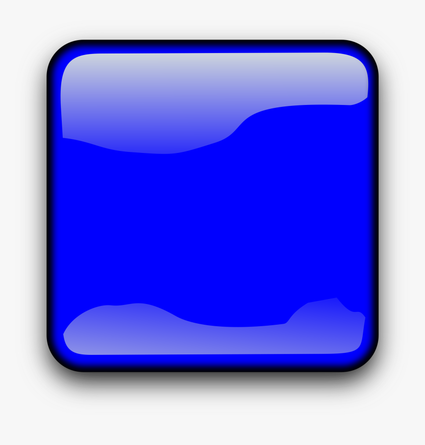 Иконка квадратик. Синяя кнопка квадратная. Синий квадрат с закругленными краями. Квадратная кнопка на прозрачном фоне. Иконки квадратные.