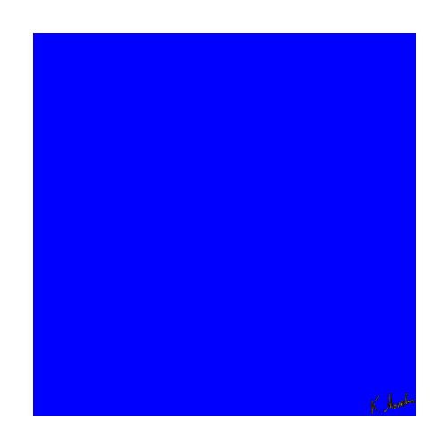 Маленький синий квадрат