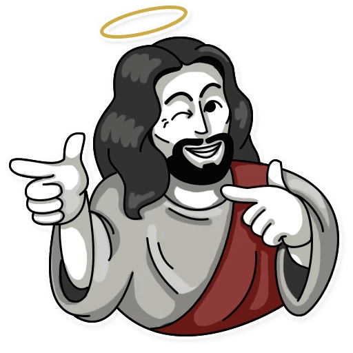 Иисус подмигивает