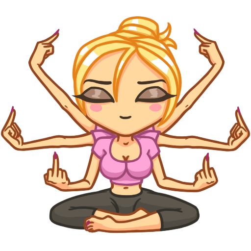 Стикеры ВК Мари